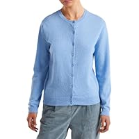 United Colors of Benetton Maglia Coreana M/L 1002d5485, Maglione Cardigan Donna, Melange 5D4, L