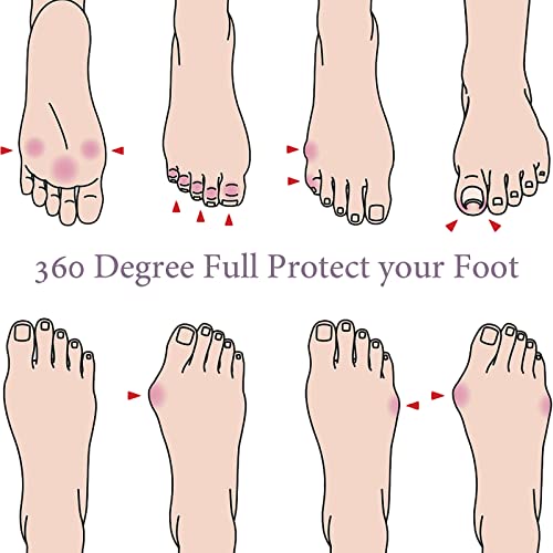 Image of Silicone Toe Protectors for High Heel, Toe Pads, Gel Toe caps