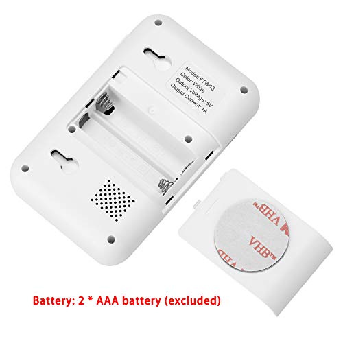 Gecheer FTW03 Termômetro infravermelho com campainha eletrônica doméstica com função de transmissão