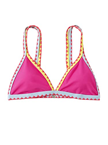 SOLY HUX Women's Triangle Bikini Top Spaghetti Strap Sexy Swimsuit Top Only