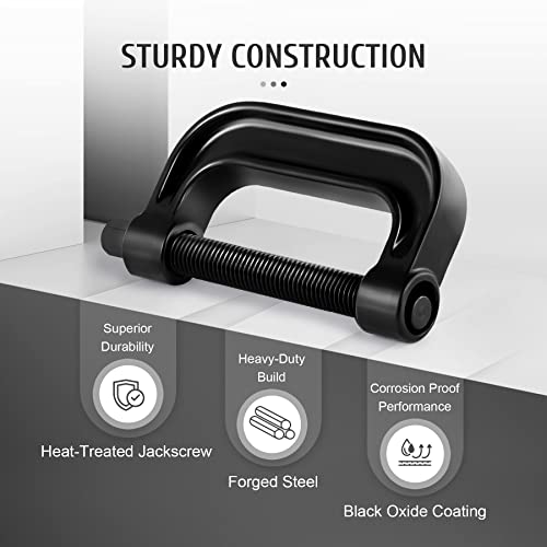 Orion Motor Tech Heavy Duty Ball Joint Press & U Joint Removal Tool Kit With 4X4 Adapters, For Most 2Wd And 4Wd Cars And Light Trucks #TOP1