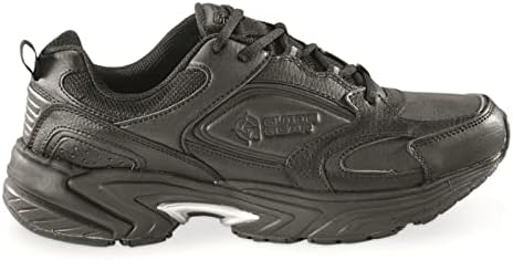Guide Gear Lace Up Walking Shoes for Men, Comfortable Shoes for Work, Casual Working, 9.5 3E US Black/Charcoal | Image 3