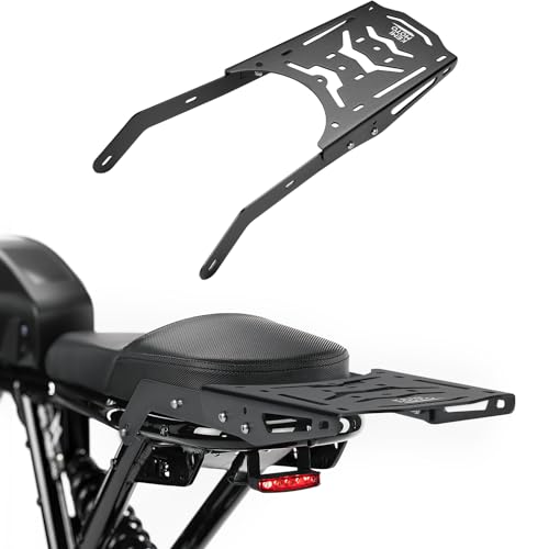 KEMIMOTO Rear Rack Compatible with Super73 R Bike Cargo Rack Luggage Rack Aluminum Super73 R Series Electric Bike Accessories,Black