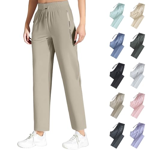 Airyflex Stretch Active Pants for Women Over 50 Breathable Ultra Skin-Cool Quick Dry Pants Comfy Stretch Active Pant