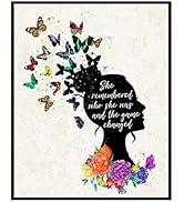 Inspirational Positive Wall Decor, Positiv Quote Wall Art Prints, Motivational Art Poster, Women ...