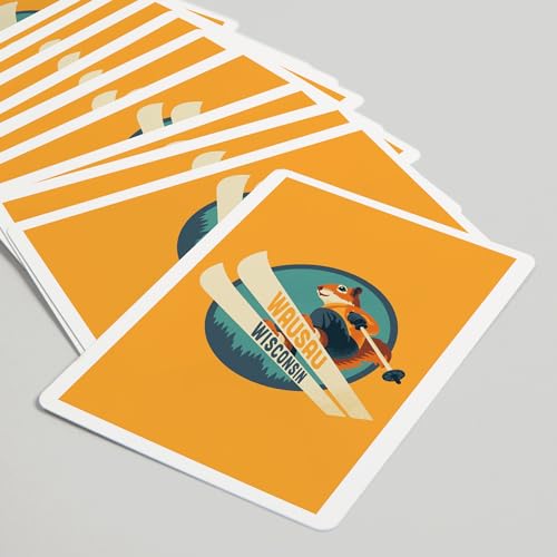 Cartas para Póker Lantern Press Wausau, 52 naipes miniatura 5