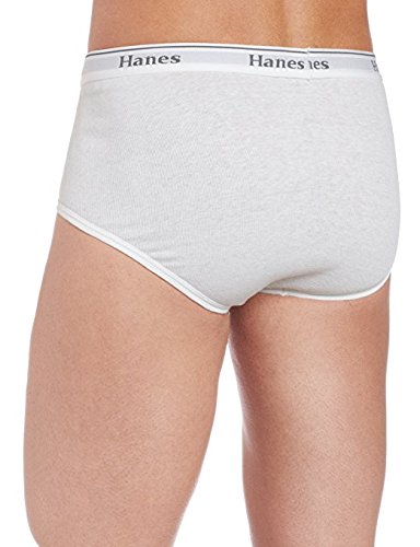 'Hanes Classic White Briefs 3-Pack Underwear (L White)3