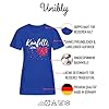 Women's T-Shirt with Confetti in the Heart Carnival, blue, XXL #3