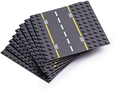 APOSTROPHE Games Building Block Base Plates for Large Blocks 38.1 cm x 26.7 cm Green Baseplate, Compatible with Leading Brands, (1x Green)