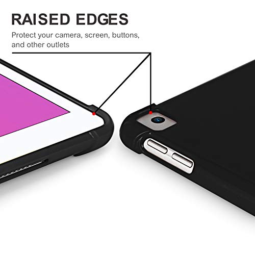 Kiq Case For Ipad 10.2" 9Th Generation 2021 / Ipad 8Th Generation 2020/ 7Th Generation Ipad 10.2" 2019, Slim Soft Lightweight Tpu Back Cover For Ipad 9/8/7 10.2 Inch - Black #TOP2