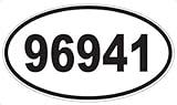 US Decal, Inc. Number 96941 Oval Sticker