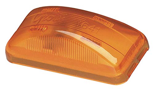 GROTE PERLUX 46413 Side Marker Light Universal Flat Mount Yellow Lens