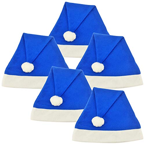 Ciffre 5 Stück im Set Weihnachtsmütze Nikolausmütze Winter Mütze...