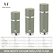 Super Sparrow Stainless Steel Water Bottle - 500ml - Wide Mouth Vacuum Insulated Flask - BPA-Free ThermosBottle - Leakproof Lid Doubles as Cup