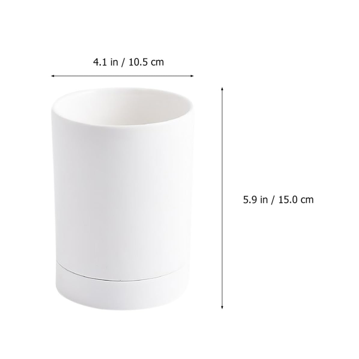 CLISPEED Porte-ustensiles en Céramique Blanc Égouttoir, Range Baguettes Cuisine Multifonction pour Organisateur Cuisine Moderne