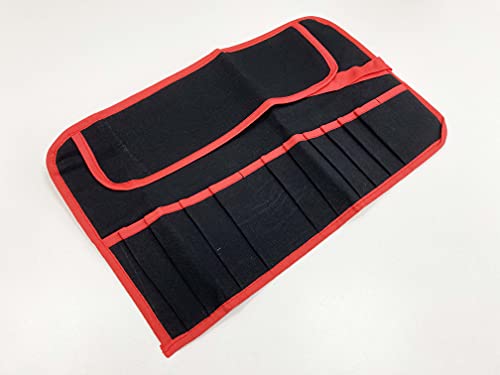 Toolzone 12 Pocket Canvas Tool Roll Storage Wallet Bag - Image 4