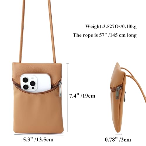 Image of Small Crossbody Women Cell Phone Purse Wallet Bag With Shoulder Strap