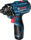 Bosch professional Bosch Professional GDR 120-LI Atornillador de Impacto a batería (2x1,5Ah Case) /06019F0001, Azul