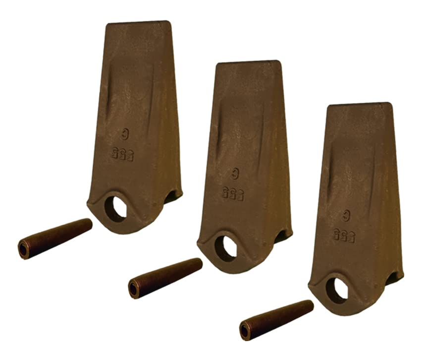 3 Ford, New Holland Style Standard Dirt Bucket Teeth & Pins - 555, 366330