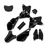 Blackout Slick Graphics Kit fits Suzuki DRZ400SM Drz400s drz400 Supermoto DRZ