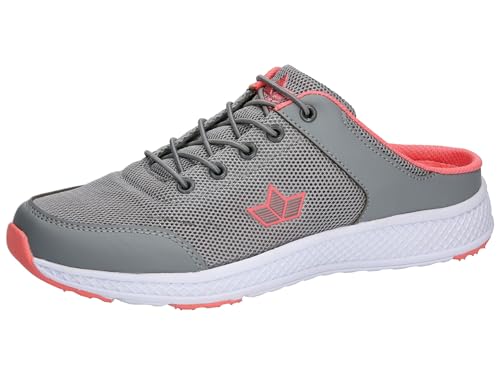 Lico Unisex Follow Clogs, Grau/Rosa, 39 EU