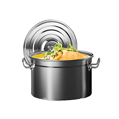 Ollas de acero inoxidable para guisos familiares en cocinas de inducción y gas