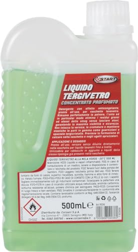 Liquido tergivetro concentrato profumato alla mela...