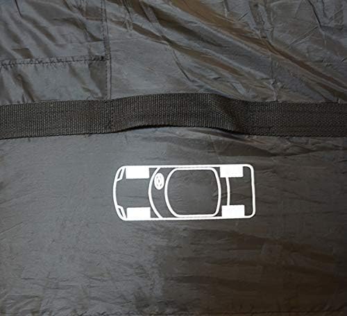 Miniatura 6 de FLR 4 bolsas para neumáticos, negras de 80 cm31" de diámetro, plegables, fundas de protección de neumáticos de repuestos, estacionales con bolsa de