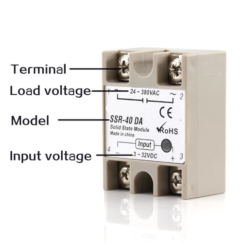 Relais à semi-conducteurs SSR-40DA anti-arc pour commutation rapide - 3