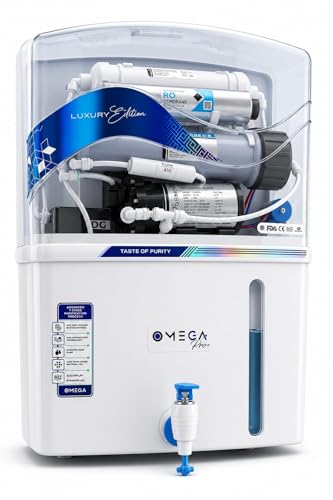 Image of Aqua Omega RO Domestic Water Purifier With RO+UV+TDS Controller For Home /Office Purpose, Automatic | 12 Liter Storage