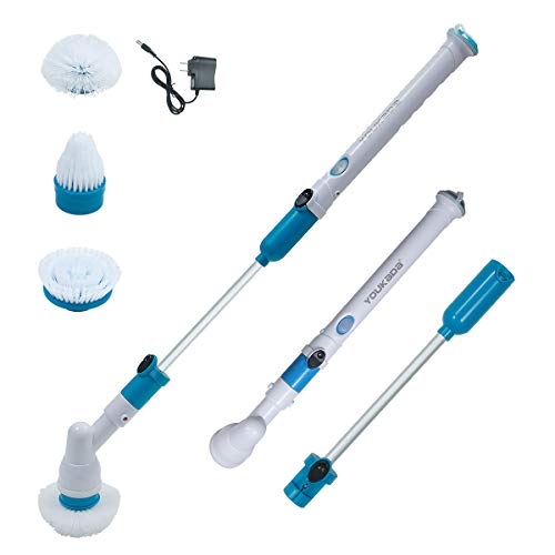 Spin Scrubber l Flexible Bristles l Rechargeable Cleaner Scrubs (Spin Scrubber)