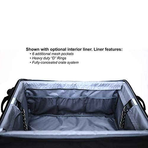 Closet Trolley Dance Bag with Garment Rack - BLACK DANCE DUFFEL