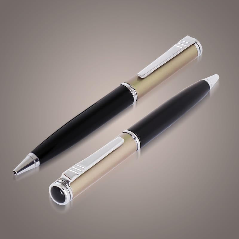 Image of Roshfort Personalized Metal Pen with Blue Ink Signature Pens Customize Print Name gift