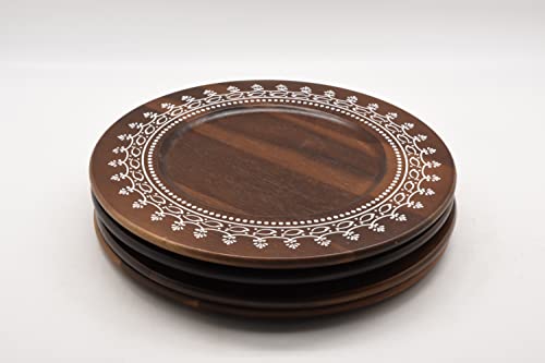 Platos de Madera Acacia Heim Concept 13 pulgadas 4 unidades miniatura 1
