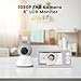 wansview Babyphone mit Kamera 2,4/5 GHz WLAN- 5" 1080P Video babyfone mit App, Baby Camera mit IR Nachtsicht, Automatische Verfolgung, Zwei-Weg-Audio, Temperatur- und Bewegungs-/Geräuscherkennung