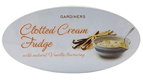 Gardiners of Scotland Handmade Fudge 300g Tin, Clotted Cream Fudge