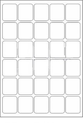 Image of Multi Purpose Self Adhesive Labels (Lable Size 39 x 47.5 mm, 30 Lable in A4)(Pack of 40 Sheet)