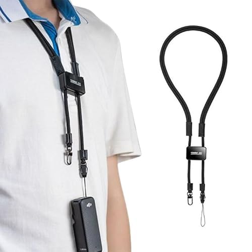 [Coyktonty] OSMO Pocket 4/Pocket 3/Pocket 2/Pocket/Insta360 X5 X4/ONE X3/ONE X2 �Ή� �l�b�N�X�g���b�v �X�g���b�v 40-70 CM �����͎��R�ɒ����ł��� ���S�R�[�h