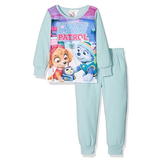 Paw Patrol DHQ2105 Pijama de una Pieza, Azul (Blue), 3 años (Tamaño del Fabricante:3Y) para Niñas