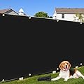 Cisvio 4ft x50ft Privacy Screen Fence 90% Blockage Heavy Duty Protective Covering Mesh Fencing for Outdoor Patio Pool Balcony Black