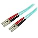 StarTech.com 10m 10 Gb Aqua Multimode 50/125 Duplex LSZH Fiber Patch Cable LC - LC