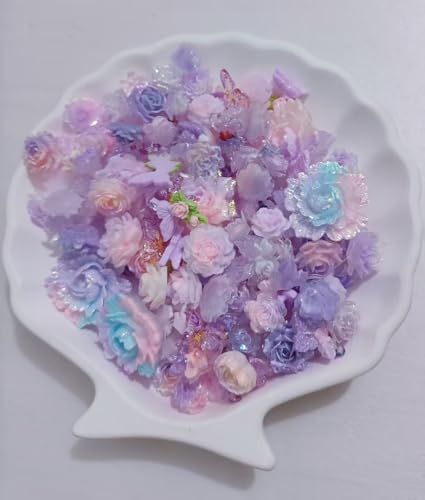 レジン用 花型パーツ ネイルアート・ジェルクラフト・スマホケース・DIY対応 立体感 耐磨耗性