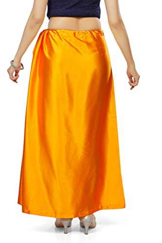 Image of Madhu Fashion Women's Satin Saree Petticoat Saree Underskirt