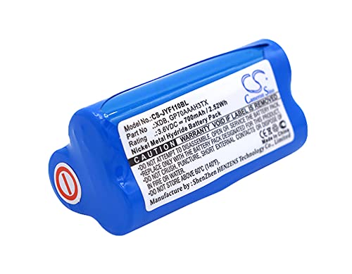 Aijos 3.6V Battery Replacement for Jay GP70AAAH3TX, XDB Transmitter XDE, UDB2, UDE Transmitter, UWB A001, VUF110