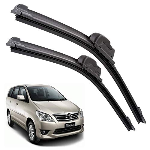 Euro Care Windshield Car Wiper Blades Compatibility With Innova (Model : 2010-2016) - Set of 2Pc (D-24,P-16)