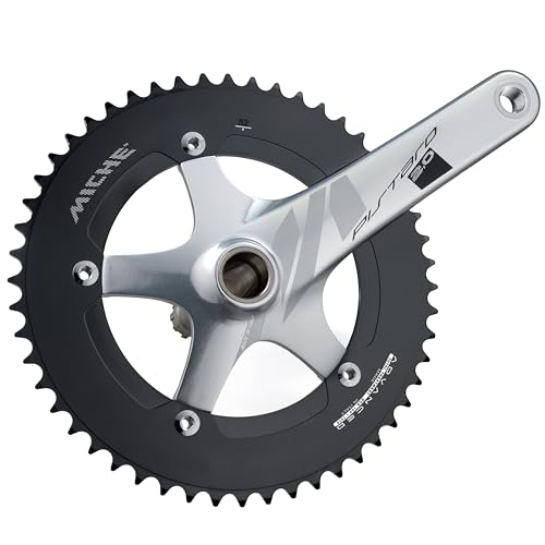 Miche Pistard 2.0 Argent 170 49T chaîne de piste argentée pour vélo de pignon fixe