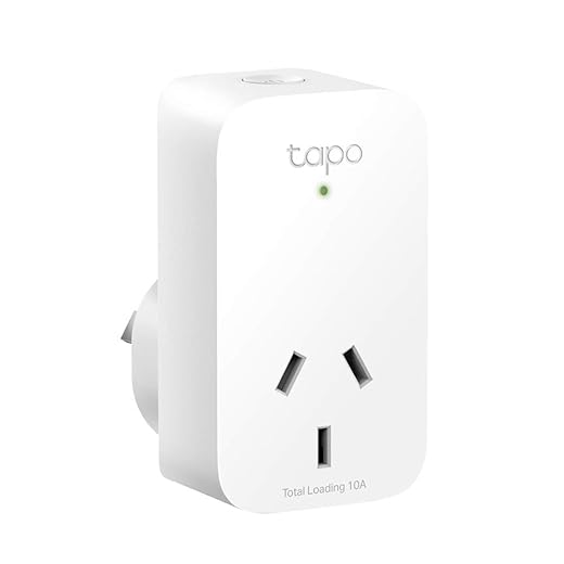 TP-Link Tapo Mini Smart Wi-Fi Socket, Smart Home Safety Protection, Remote & Voice Control, Schedule & Timer, Away Mode, Easy Setup (Tapo P100(1-pack))