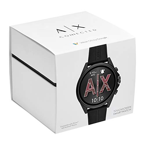 Image of Armani Exchange Drexler Digital Black Dial Men's Watch-AXT2007