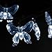 8 Modes Crystal Butterfly LED Solar Fairy String Lights Christmas Waterproof New Year Solar LED Lights Garland Garden Wedding Decoration