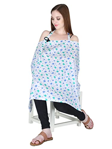 Image of Switchon Feeding Apron Cover Maternity Cover 100% Cotton Maternity Breastfeeding Multipurpose for Mothers